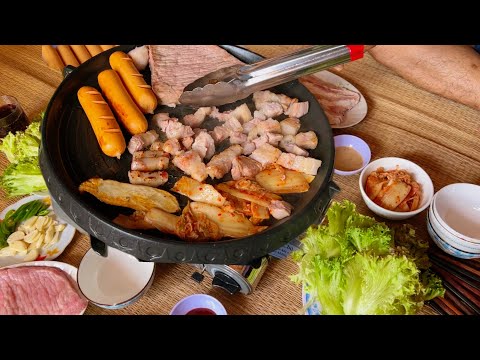 Menu de um dia: Almoço com carne grelhada