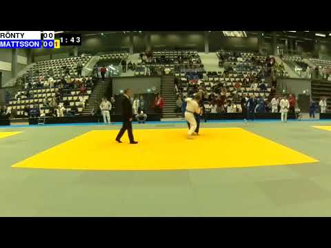 Finnish Judo Open 2018: B18-66: RÖNTY - MATTSSON