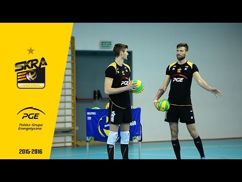 Trening zawodników PGE Skry