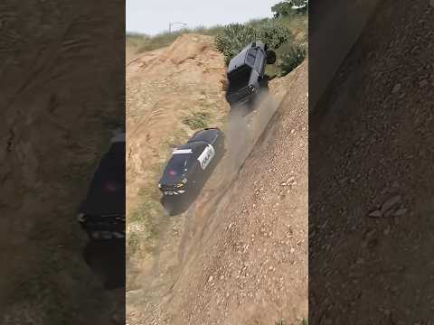 Police Chase 1500Hp Ram TRX UP 500Ft CLIFF!!!!!!