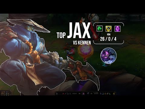 JAX vs Kennen | Top Lane Challenger EUW 26/0/4