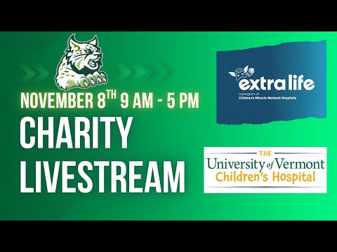 Extra Life 2025 Charity Livestream for UVM Children's Hospital