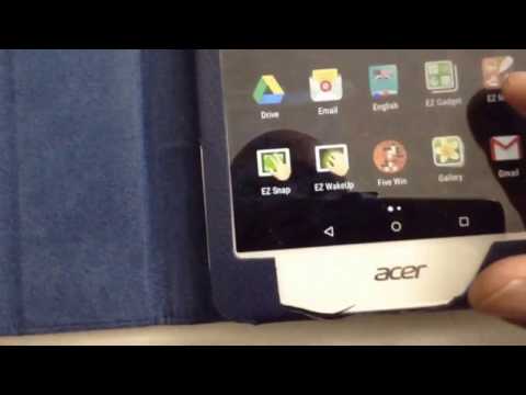 Will a Acer tablet read files off a portable CD burner?