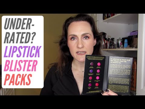 Underrated? Sample Lipstick Blister Packs