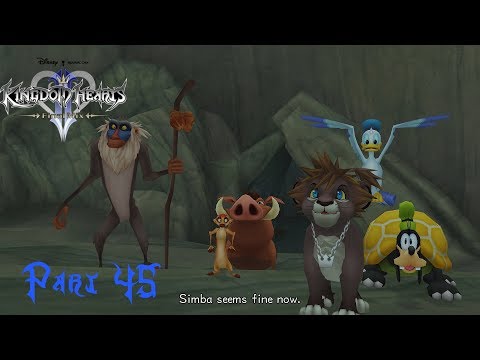 Kingdom Hearts II Final Mix Walkthrough - [Pt 45] - Pride Lands (2nd Visit)
