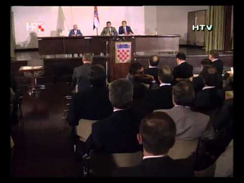 DNEVNIK HRT: Proglašenje neovisnosti 8.10.1991.