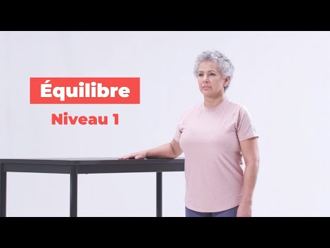 Équilibre | Exercices pour les aînés | Niveau 1 de 4