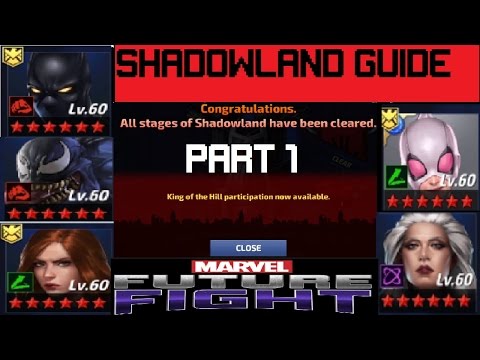 [MFF] Marvel Future Fight Shadowland Guide Floor 1-5 (VIP3)