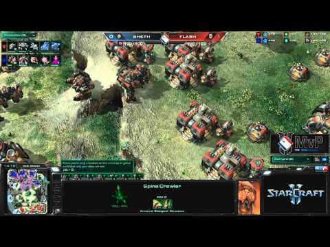 StarCraft 2 MLG MvP Invitational Day 1 - Flash [T] vs [Z] Sheth [Game 2]