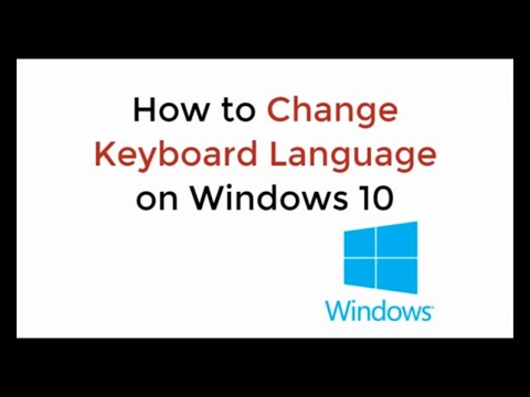 How to Change Keyboard Language on Windows 10
