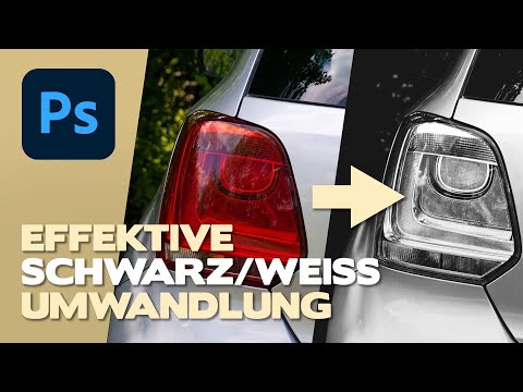 Schwarz/Weiss Umwandlung Schnell & Effektiv - Photoshop Tutorial