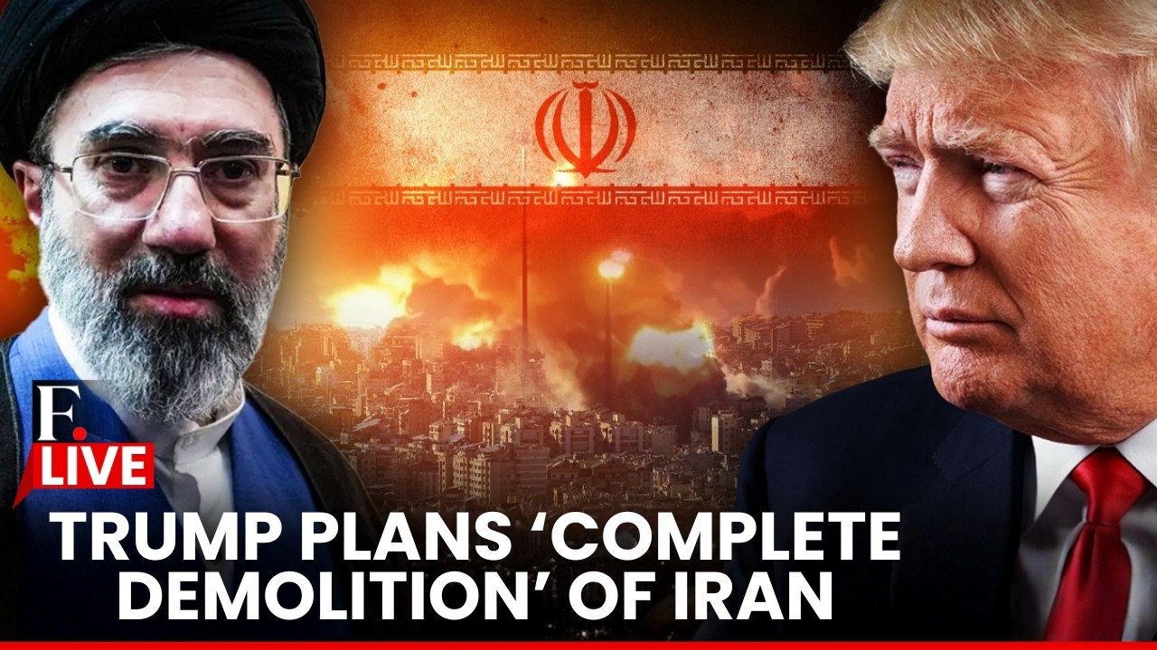 US Iran War LIVE: Trump Threatens 'Complete Demolition' of Iran If Deal Deadline Passes | Firstpost