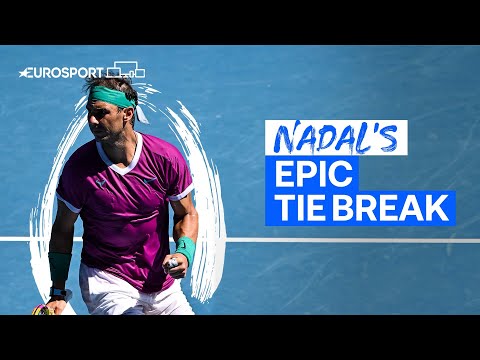 EPIC Tie Break! | Nadal & Mannarino Play Out 28-MINUTE 1st Set Tie Break | Eurosport Tennis