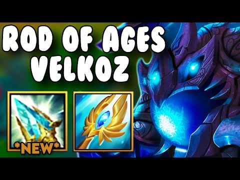👾 NEW Rod of Ages Vel'Koz Season 13 Build, Free LEVEL is MASSIVE 🦑
