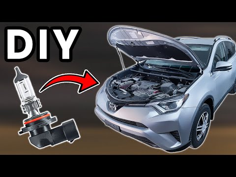 DIY 2013-2018 Toyota Rav4 Headlight Bulb Replacement | How To Replace Toyota Rav4 Bulb