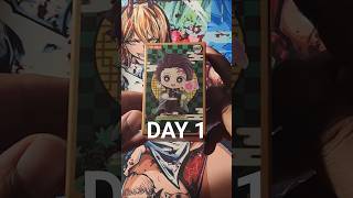 Day 1 trying to pull Secret from Demon Slayer Birth Flower Series #popmart #demonslayer #shorts #fun