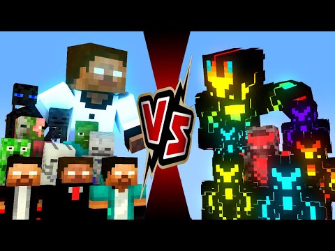 Monster School SEASON 6 FULL EPISODE STRONG WORLD THE MOVIE - Minecraft Animations