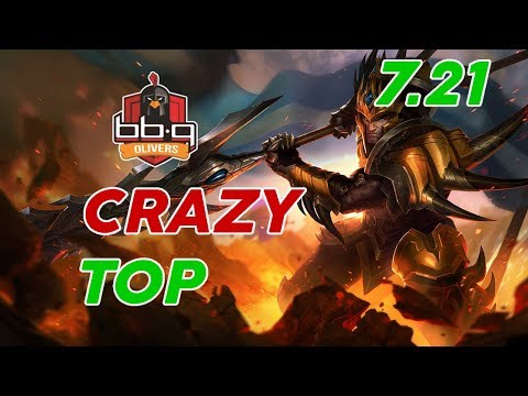 bbq OLIVERS Crazy Jarvan IV Top Patch 7.21 Pro Replay