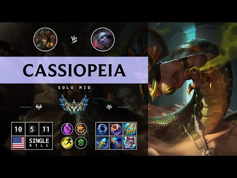 Cassiopeia Mid vs Tristana - NA Challenger Patch 14.12