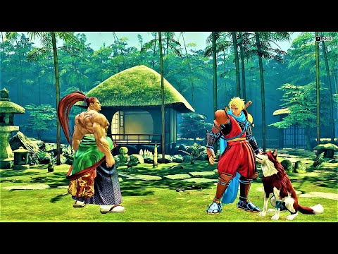 Genjuro Kibagami vs Galford ( Hardest Al ) Samurai Shodown