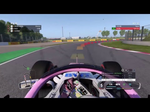 F1 2018 Force India Career Race 5 (Spain)