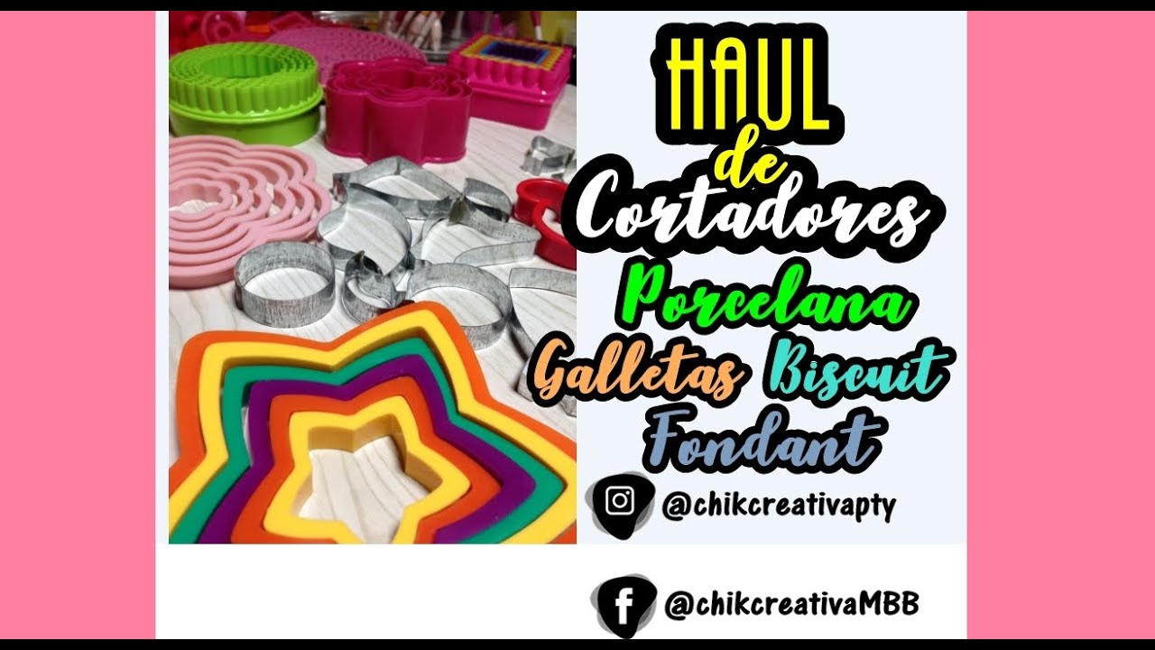 Cortadores de Galletas - Herramientas para  BISCUITS o Porcelana