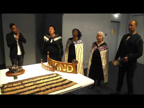 Maori Skirt presentation for Jutland exhibition
