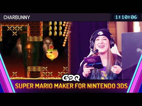 Super Mario Maker for Nintendo 3DS by Charbunny in 1:10:06 - Awesome Games Done Quick 2025