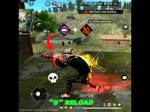ILLEGAL "0" RELOAD COMBO 🗿💀#shorts #drpoo #garena