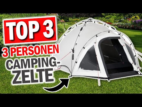 Beste 3 PERSONEN ZELTE im Vergleich | Top 3 Zelte Test 2026