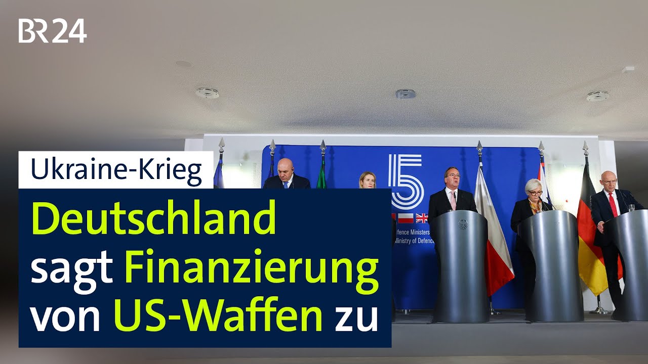 Deutschland beteiligt sich an Paket von US-Waffen für Ukraine | BR24