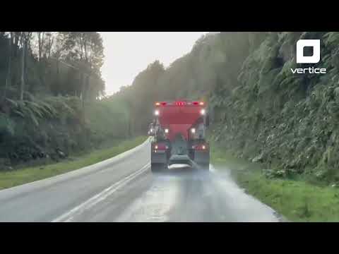 Alerta en el Sur: Temperaturas bajo cero y nevadas en cuesta Moraga movilizan planes de emergencia
