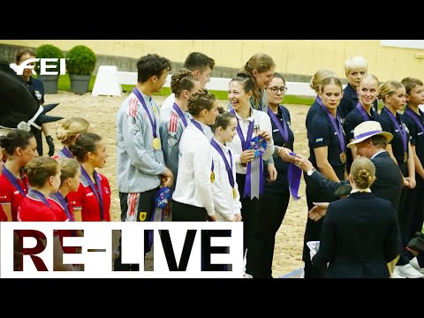 Prize Giving Ceremony (Squad, Individual Female & Male) I FEI Vaulting European Championship