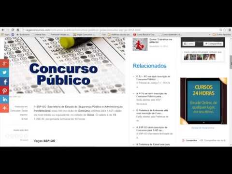 Concurso SSP GO 2015 - Secretaria de Estado da Segurança Pública e Administração Penitenciária