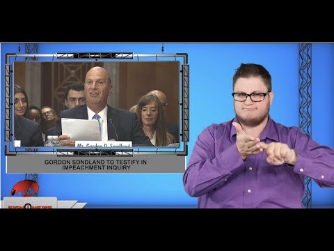 Gordon Sondland to testify in impeachment inquiry (ASL - 10.17.19)