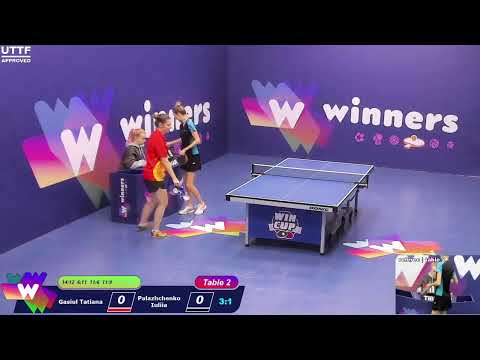 WINners CUP table 2  22.01  Gasiul Tatiana - Palazhchenko Iuliia  21:00