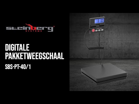 Video - Digitale pakketweegschaal - 40 kg / 1 g - Basic - Extern display