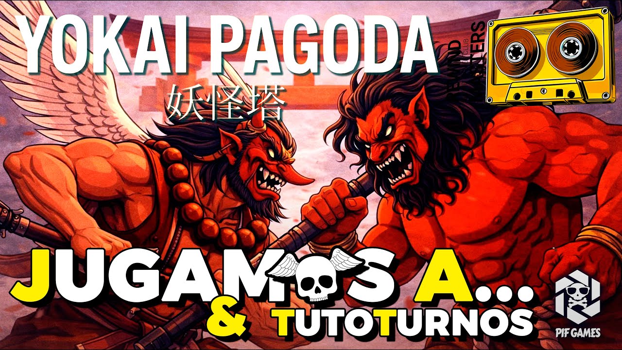 Jugamos & TutoTurnos a YOKAI PAGODA (PIF Games) — ¡Qué maldad más divertida! | Rewind Masters