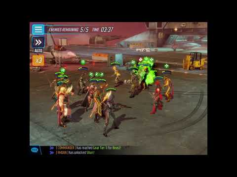 Marvel Strike Force| Uncompleted Asgardian with Minn-Erva