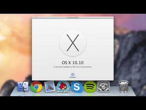 comment installer os x yosemite
