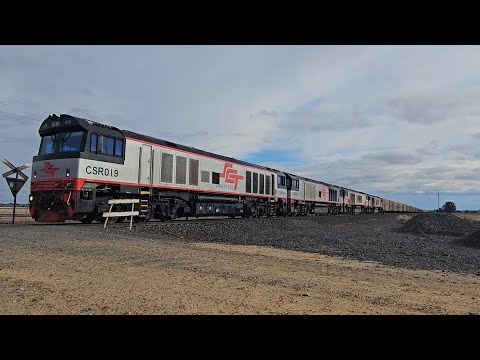 4PM9 (2nd) SCT up "Dark Ghost" (4x CSRs), Forrestfield to Laverton, 1450, 14/6/25, Murtoa VIC