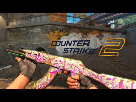 CS2 AK-47 | Head Shot - Skin showcase all floats [4K60FPS]