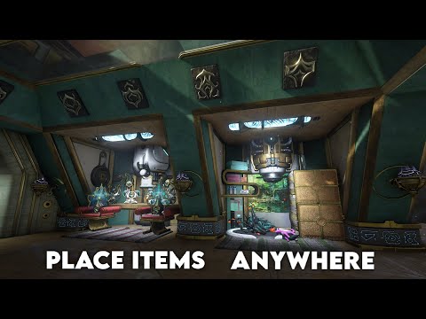IGNORE COLLISION - Place Items Anywhere! - Warframe Decorating Tutorial