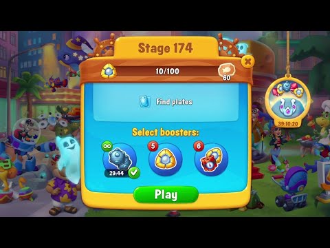 @Fishdom Win Strikes Atlantis Cup Stage 175 - 188, Using FREE 30Min Bomb 💣