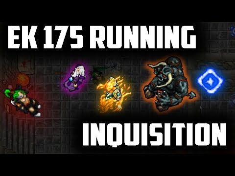 EK 175 RUNNING INQUISTION QUEST - TIBIA