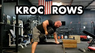 Kroc Rows Technique - Building Upper Back Size and Strength w/ Heavy, High Rep One Arm Dumbbell Rows