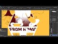 Work from home: creating a two-colour screenprint in Affinity Designer with Pierre Kleinhouse