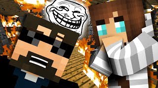 WHAT IS MINECRAFT | BURNING THEIR HOUSE?! #4