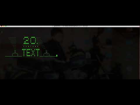 MAC OS X  Terminal runnng starwars