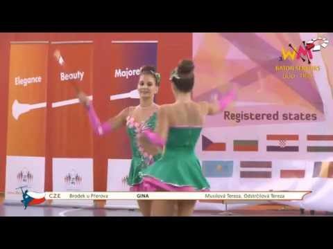 II. Vice World Champion Majorettes Sport 2015 BATON Seniors Duo-Trio